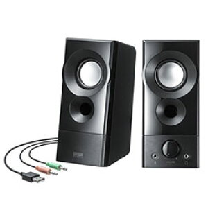 ���T�����T�v���C USB�d���X�s�[�J�[(���p�ő�o��6W) MM-SPL20UBK