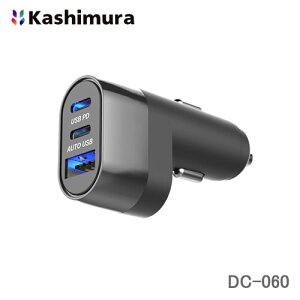 JV 12Vԗp USB[d3|[giUSB Type-Cx2AUSB-Ax1jUSB PD(Power Delivery)KiΉ DC-060