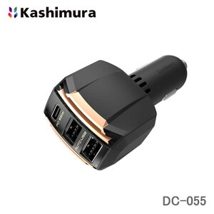 JV ԍڗpUSBd PDΉ ő65W USB-Ax2|[g{USB-Cx1|[g 12V/24VԌp DC-055