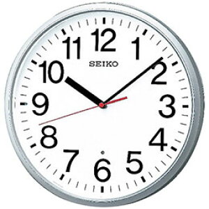 ☆セイコー 電波掛時計 (直径30.5cm厚み4.5cm・プラスチック枠・単3電池1本付) 4045-024