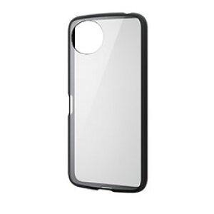 ���G���R�� AQUOS wish4(SH-52E)/�n�C�u���b�h�P�[�X/TOUGH SLIM LITE/�t���[���J���[/�w�ʃN���A/�X�g���b�v�V�[�g�t��/�u���b�N PM-S241TSLFCBK