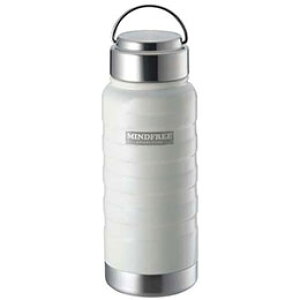 ☆カクセー MINDFREE 【マインドフリー】 ステンレスボトル 550ml ホワイト MF-05W