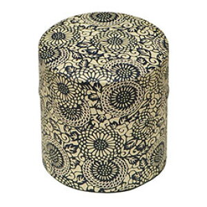 ☆ヤマコー てまひま工房 お茶缶 ぽッ・かん 菊唐草 S yamaco79206