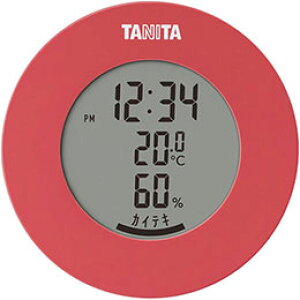 ☆タニタ デジタル温湿度計 ピンク K50107635