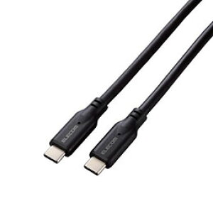 ���G���R�� USB 10Gbps�P�[�u��(USB Type-C - USB Type-C/100W�Ή�) 1m �u���b�N MPA-CC1G10BK