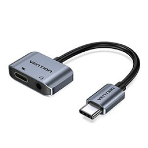 VENTION USB-C to 3.5mm AUXϊ & USB-C [d|[g O[ BG-6692