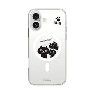 ��abbi FRIENDS �A�r�B�t�����Y �l�R�}���W���EMagSafe�Ή��N���A�P�[�X for iPhone 16 �`���Ă���� ABF27244i16