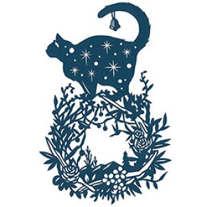 y5Zbgz gXgveBO ؂GLbg ˂[X/cat wreath-A4blue-S nhChy[p[Jbg BA4-S02X5
