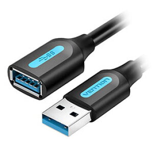 ���y5�{�Z�b�g�z VENTION USB 3.0 A Male to A Female �����P�[�u�� PVC Type 2m �u���b�N CB-7453X5
