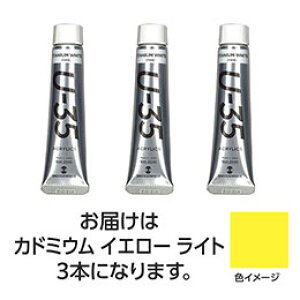 ☆【3本×3セット】 ターナー色彩 U35 カドミウムイエローライト20ml TURNER108629X3