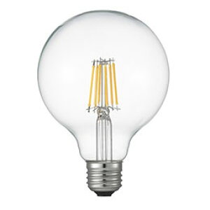 ���y10�Z�b�g�z YAZAWA �t�B�������gLED 60W G95 �{�[���` E26 CL LDG6LG95CX10