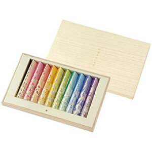 ☆カメヤマ 和遊 彩いろは 【長さ13.5cm線香和遊10g(桜・白梅・ラベンダー・しゃぼん・緑茶・向日葵・金木犀・梔子・白檀・沈香)各1箱】 7139-040