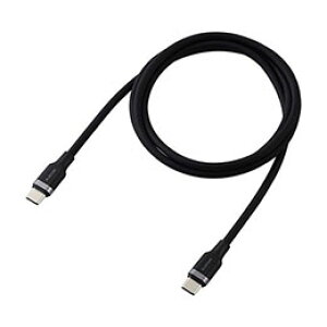 ☆エレコム USB2.0ケーブル(USB Type-C - USB Type-C/100W対応/なめらか) 1m ブラック MPA-CC5PSSA10BK
