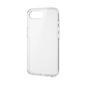 ☆エレコム iPhone 16e ハイブリッドケース メタルステッカー付 クリア PM-A25SHVCKCR