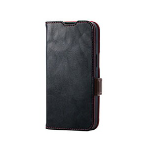 ���G���R�� iPhone 16e �\�t�g���U�[�P�[�X ���Εt �ϏՌ� �X�e�b�` �u���b�N PM-A25SPLFYBK