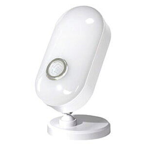 ☆YAZAWA 乾電池式・人感明暗ナイトライト アーム可動 NBSMN73WH