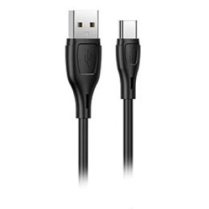 ��hoco. X61 Type-C�P�[�u�� 3A�Ή��E���܂�ɂ����_��ȃV���R���f�� �u���b�N X61-AC-BK
