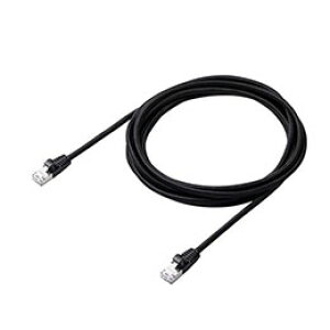 ���G���R�� Cat7 LAN�P�[�u��(���ϋv) �������ʐM�ɍœK��10�M�K�r�b�g�C�[�T�l�b�g(10GBASE-T) 3m �u���b�N LD-TWSM/BK30