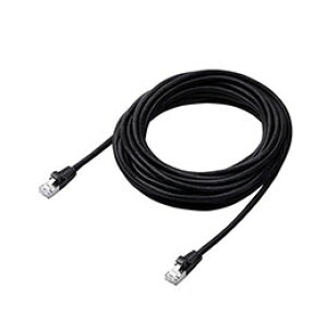 ���G���R�� Cat7 LAN�P�[�u��(���ϋv) �������ʐM�ɍœK��10�M�K�r�b�g�C�[�T�l�b�g(10GBASE-T) 7m �u���b�N LD-TWSM/BK70