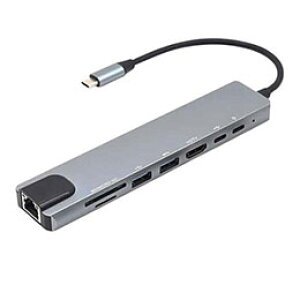 �����{�g���X�g�e�N�m���W�[ MY DOCK STATION 8-IN-1(HDMI / RJ45 / microSD/ SD �ق�) JTMD-8IN1