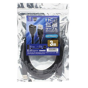 {gXgeNmW[ USB2.0 P[u ]xő5GbpsΉ 3m ubN JTUSB2EX3M-BK