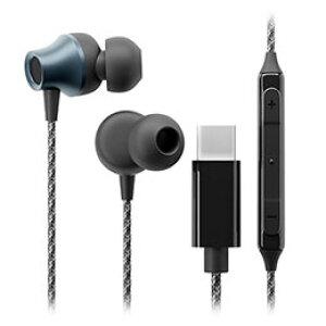 ☆PGA USB Type-C ステレオイヤホン タフケーブル/カナルタイプ ブラック PG-SETC2BK3