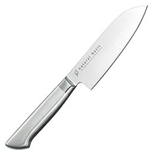 ☆ナチュラルベーシック オールステン プチ三徳 140mm サビに強くお手入れ簡単 一体型で衛生的 NBA-05