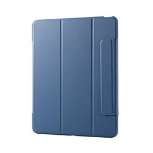 ���G���R�� 13�C���`iPad Air(M3/M2) �t���b�v�P�[�X ���^�y�� �J���[�G�b�W �w�ʃN���A �u���[�O���[ TB-A25XWVFCBG