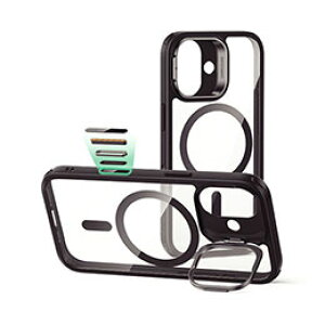 ��ESR Classic �X�^���h�t���n�C�u���b�h�P�[�X for iPhone 17 �N���A�u���b�N ES27896i17