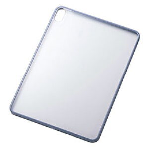 ���G���R�� 11�C���`iPad Air(M3/M2) �N���A�P�[�X �y�� �J���[�G�b�W �w�ʃN���A �u���[�O���[ TB-A25MTSLOBG