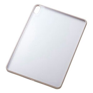 ���G���R�� 11�C���`iPad Air(M3/M2) �N���A�P�[�X �y�� �J���[�G�b�W �w�ʃN���A �O���[�W�� TB-A25MTSLOGB