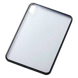 ���G���R�� iPad mini(A17 Pro) �N���A�P�[�X �n�C�u���b�h �w�ʃN���A �u���b�N TB-A25STSLOBK