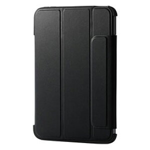 ���G���R�� iPad mini(A17 Pro) �t���b�v�P�[�X ���^�y�� �J���[�G�b�W �w�ʃN���A �u���b�N TB-A25SWVFCBK