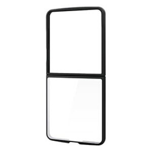 ���G���R�� Galaxy Z Flip7 TOUGH SLIM LITE �n�C�u���b�h�P�[�X �t���[���J���[ �u���b�N PM-G255TSLFCBK