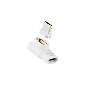 ���G���R�� �s�^�b�ƃ}�O�l�b�g�A�_�v�^�[ USB-C�|�[�g - USB-C�v���O L�� �z���C�g MPA-CMAADLWH