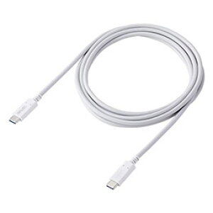 ���G���R�� USB2.0�P�[�u�� USB Type-C TM - USB Type-C/240W 2m �z���C�g MPA-CCPE20WH