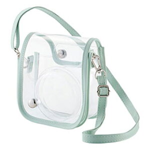 ���G���R�� instax mini 12�p(�`�F�L) �J�����P�[�X �N���A �O���[�� IC-CCM12GN