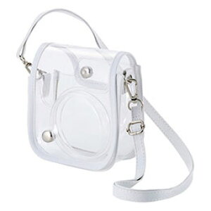 ���G���R�� instax mini 12�p(�`�F�L) �J�����P�[�X �N���A �z���C�g IC-CCM12WH