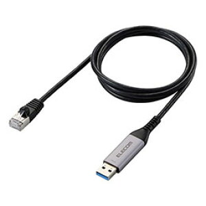 ���G���R�� USB-A LAN�ϊ��P�[�u��(1Gbps) �u���b�N LD-AL1G10BK
