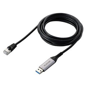 ���G���R�� USB-A LAN�ϊ��P�[�u��(1Gbps) �u���b�N LD-AL1G30BK