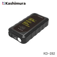 カシムラ ジャンプスターター 8000mAh ガソリン車5.0L/ディーゼル車3.0Lまで対応 KD-282