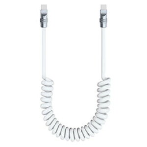 �����{�g���X�g�e�N�m���W�[ PD100W �V���R���R�C��USB-C�P�[�u�� 1.5m �z���C�g JT-COIL100WCC-WH