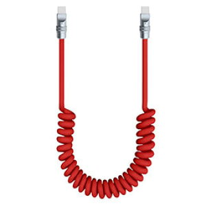 �����{�g���X�g�e�N�m���W�[ PD100W �V���R���R�C��USB-C�P�[�u�� 1.5m ���b�h JT-COIL100WCC-RD
