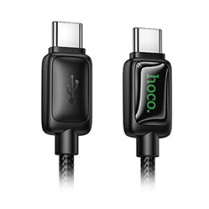 ��hoco. U146 POWER LED PD60W�P�[�u�� LED�����Œʓd�m�F �ő�36W�Ή��E480Mbps�ʐM U146-CC-BK