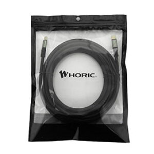 ��HORIC �z�[���b�N USB Type-C�P�[�u�� 5m USB 5Gbps (USB3.2 Gen1) �Ή� �O���[ UC50-095GB