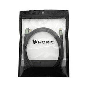 ��HORIC �z�[���b�N USB Type-C�P�[�u�� L�^ 1.5m USB 20Gbps (USB3.2 Gen2x2) �Ή� �O���[ UC15-096GB