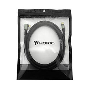 ��HORIC �z�[���b�N USB Type-C�P�[�u�� L�^ 3m USB 10Gbps (USB3.2 Gen2) �Ή� �O���[ UC30-097GB