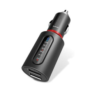 ���G���R�� FM�g�����X�~�b�^�[ Bluetooth USB2�|�[�g�t 3.4A ���܂����[�d 4�`�����l�� �u���b�N LAT-FMBT04BK