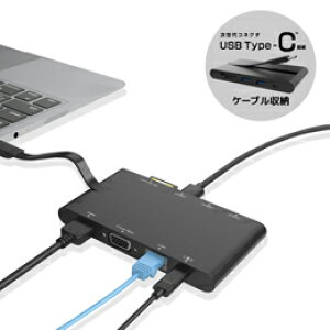 GR Type-ChbLOXe[V PDΉ [dpType-C1|[g f[^]pType-C1|[g USB(3.0)2|[g HDMI1|[g D-sub1|[g LAN|[g SD+microSDXbg P[u[ ubN DST-C05BK