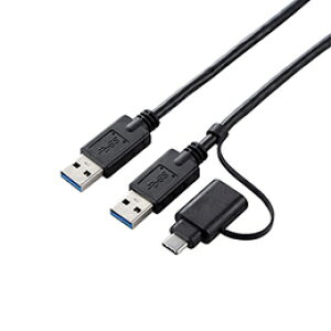 GR f[^ڍsP[u USB3.0 Windows-MacΉ Type-CA_v^t 1.5m ubN UC-TV6BK